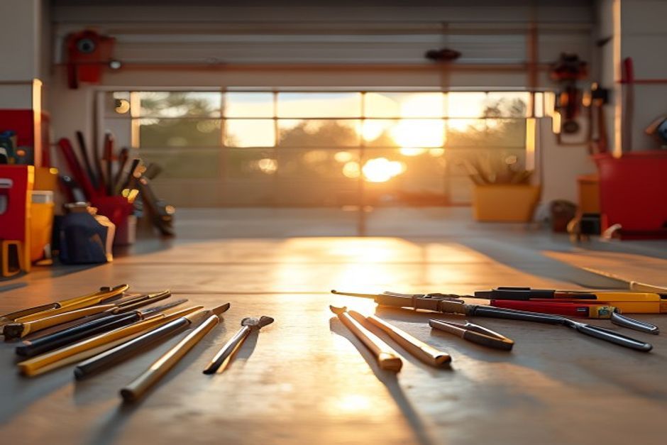David Anderson Brothers Garage Door Repairs Inc — professional Garage Door Repair in Agoura Hills, branded work van and team — Garage Door Repair near me